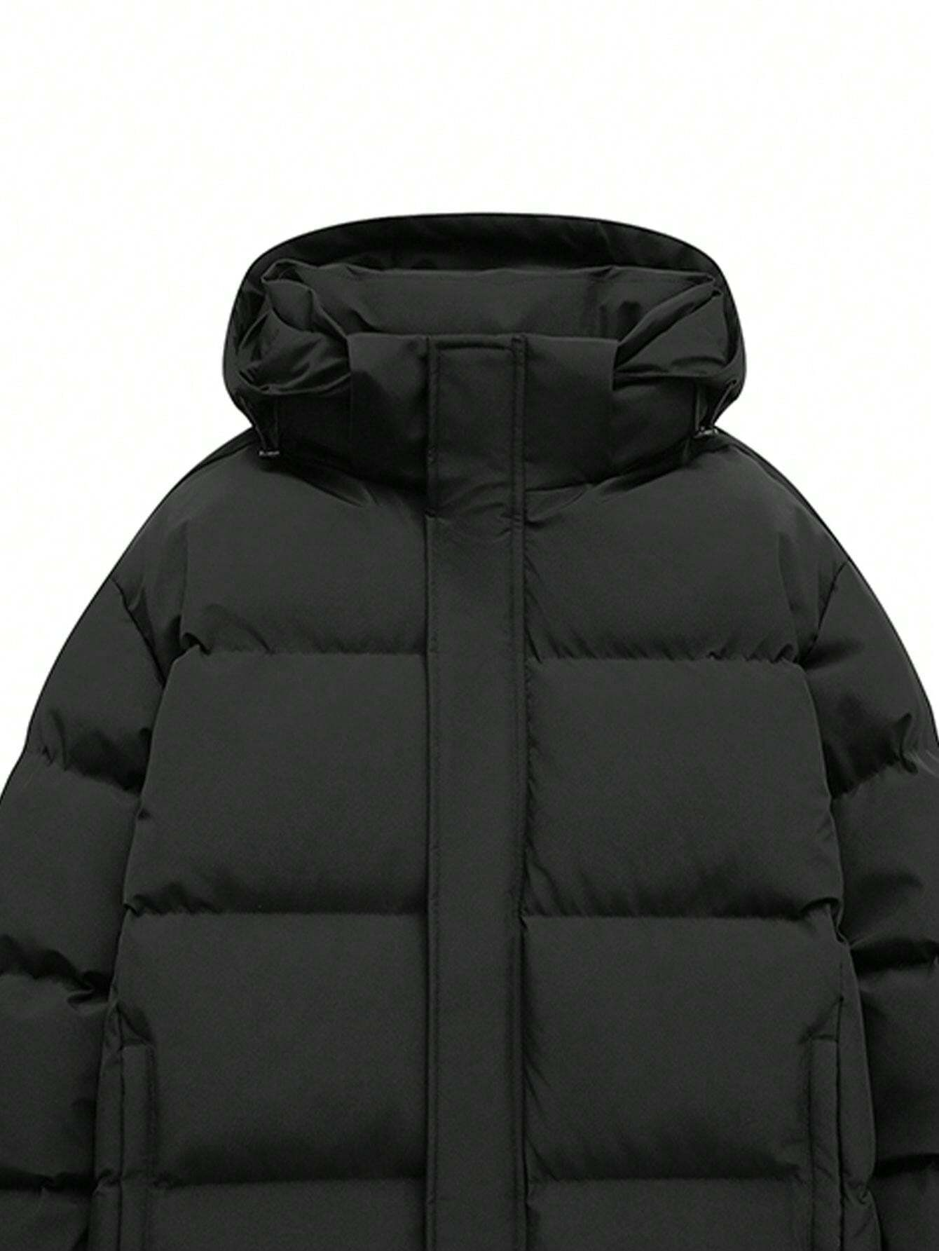 HOODED PUFFER JACKET