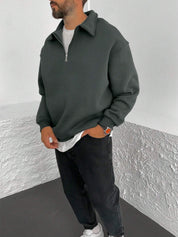 COLLAR ZIP JUMPER