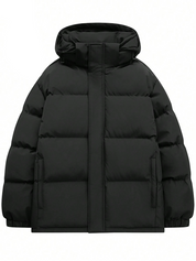 HOODED PUFFER JACKET